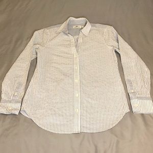 Vineyard Vines Women’s V-Neck Button Down Striped Shirt Size 6